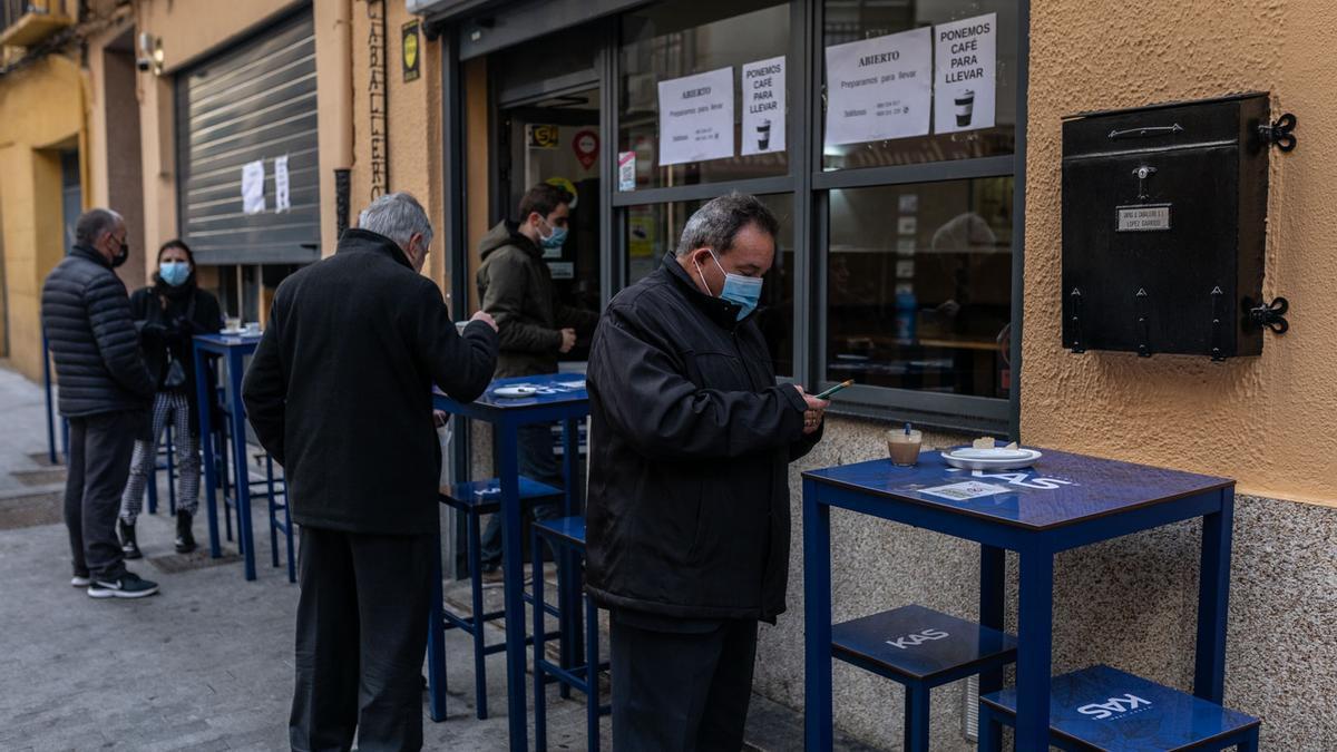 Las terrazas regresan a Zamora pese al frío