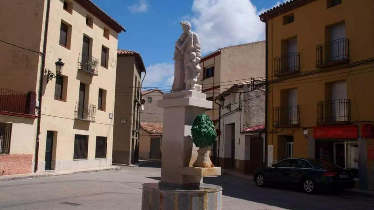 La plaza de Escucha, en la provincia de Teruel.