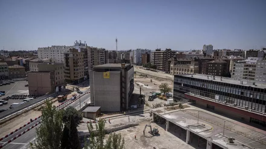 Vídeo | Este es el estado de las obras de reurbanización del Portillo en Zaragoza