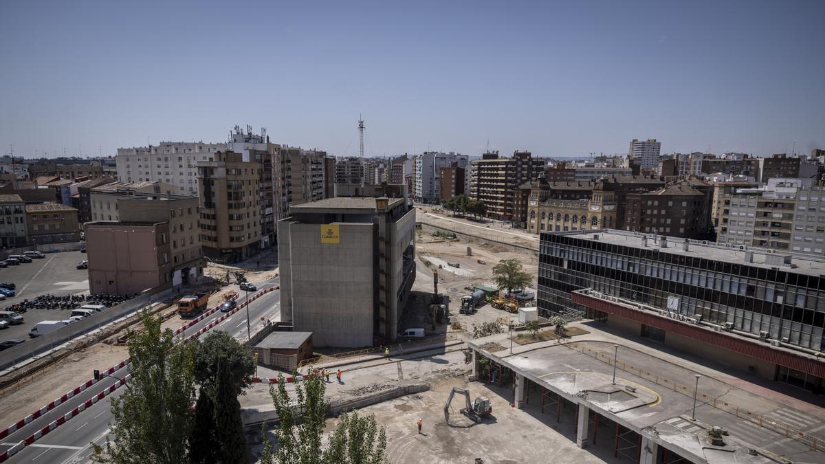 Vídeo | Este es el estado de las obras de reurbanización del Portillo en Zaragoza
