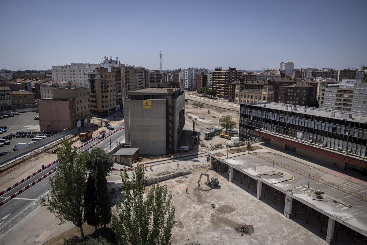 Así avanzan las obras del Portillo en Zaragoza