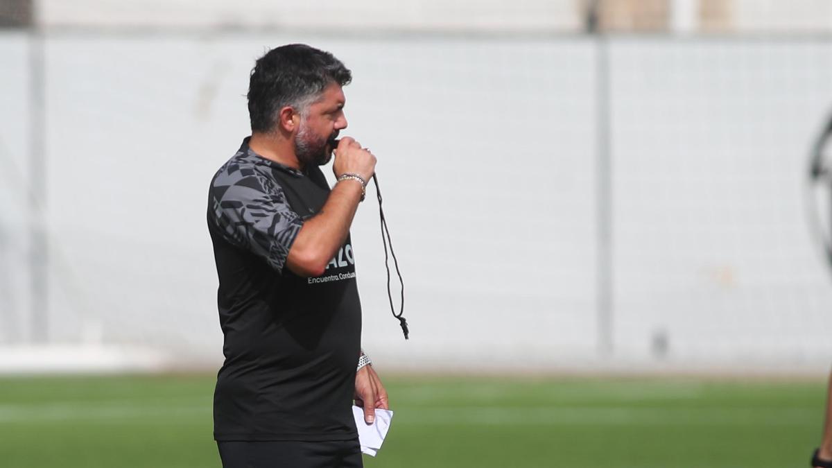 ¿Cómo ha sido el primer entrenamiento de Gattuso?