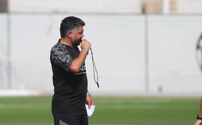 ¿Cómo ha sido el primer entrenamiento de Gattuso?