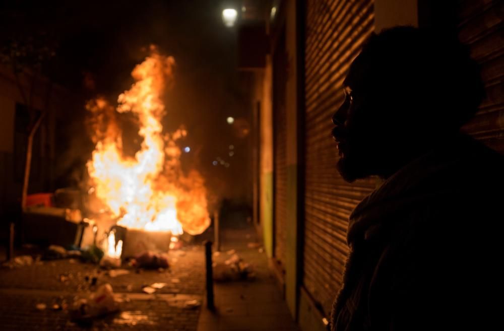 Disturbios en el madrileño barrio de Lavapiés