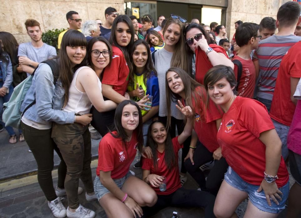 Saguntino. Celebración por el ascenso a 2ªB.