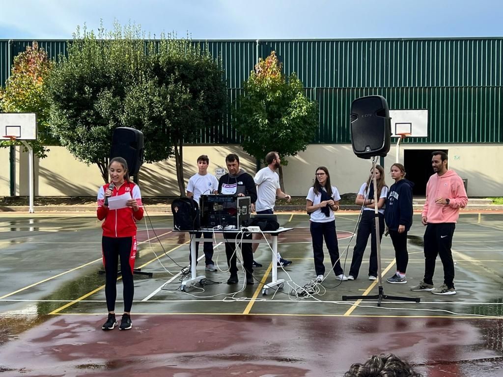 Carrera solidaria en el Colegio La Asunción