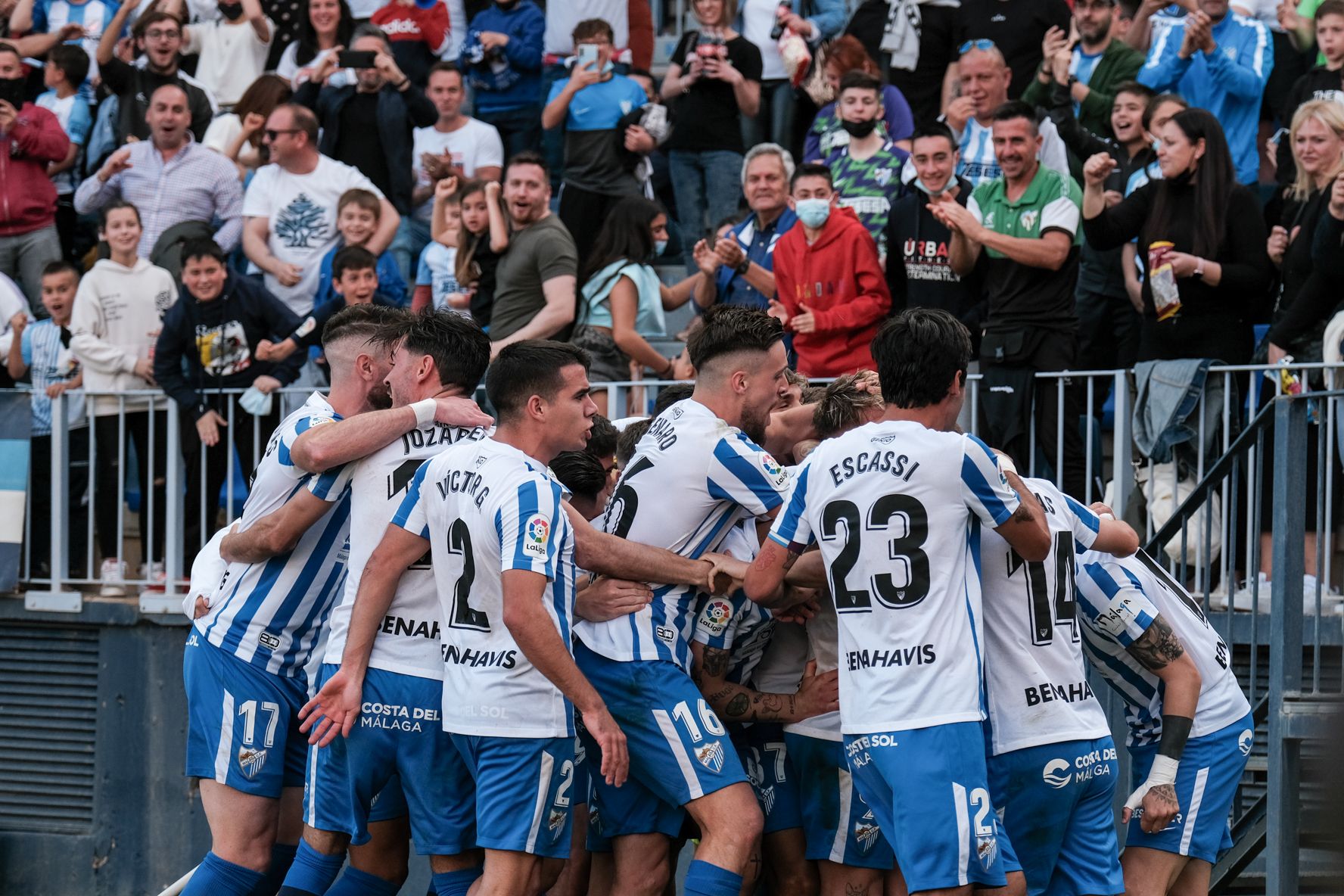 Las imágenes del Málaga CF - Real Valladolid