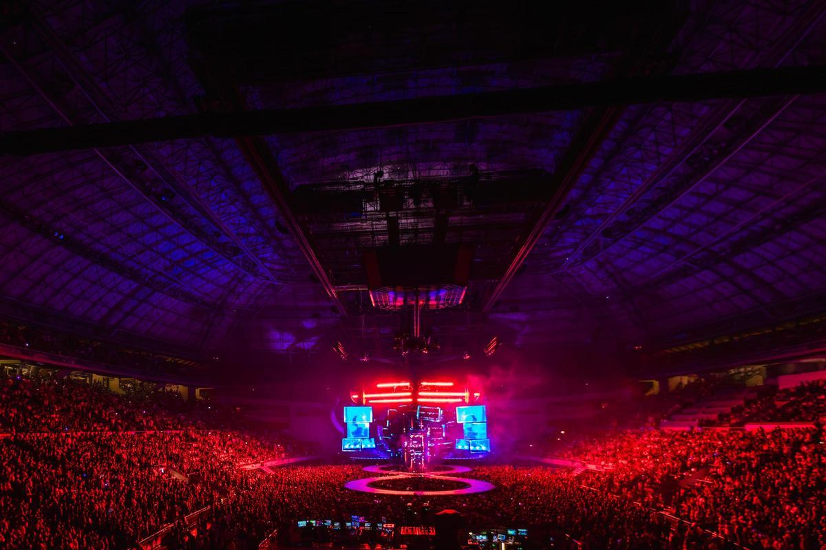 Interior del Palau Sant Jordi
