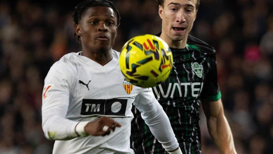  ver el Elche-Valencia de la jornada 31 de Primera División