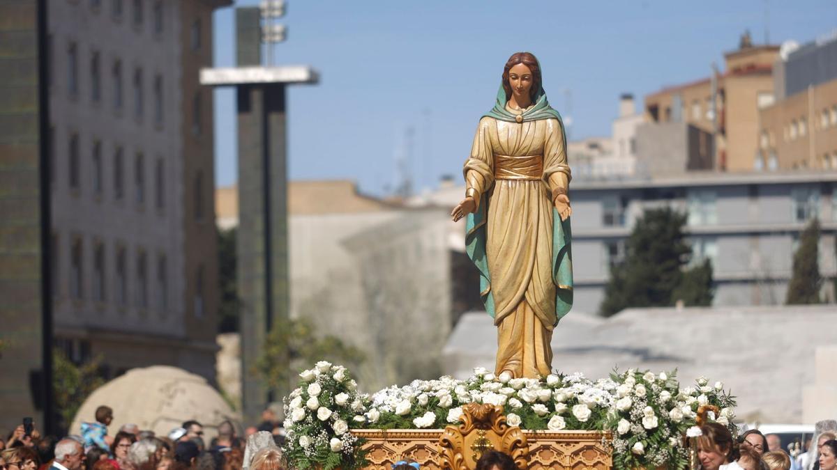 Procesión del Domingo de Resurrección en Zaragoza