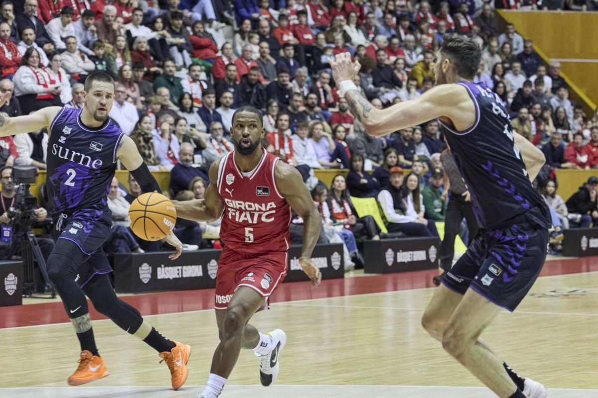 El Bàsquet Girona-Surne Bilbao, en imatges