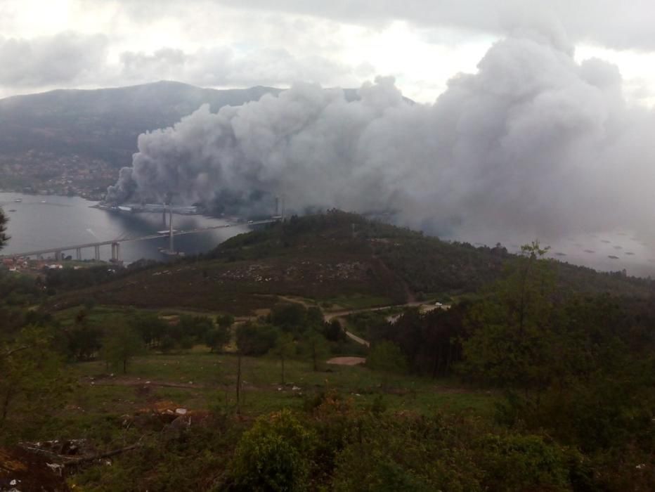 Incendio en Fandicosta