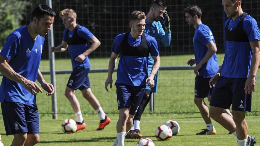 Viti, durante un entrenamiento de pretemporada con el primer equipo