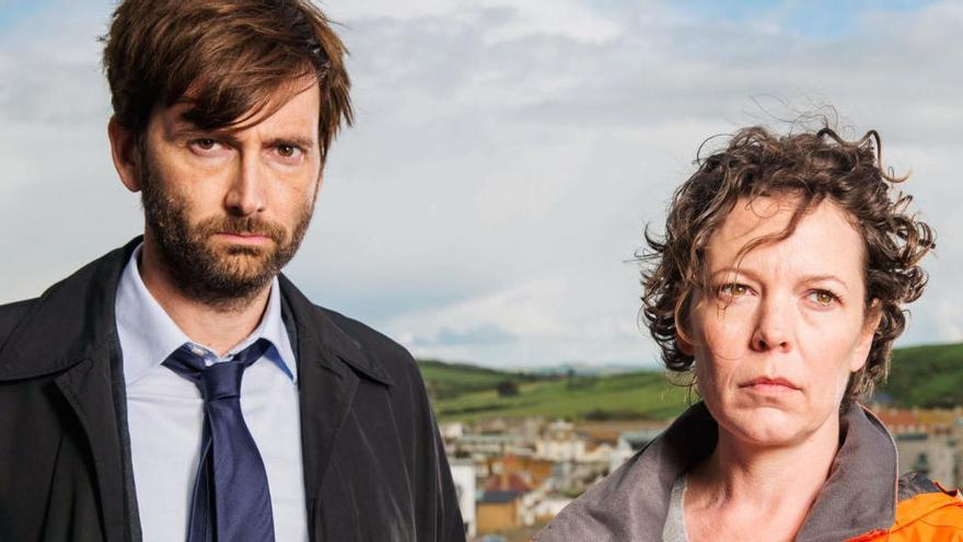 Els actors britànics David Tennant i Olivia Colman