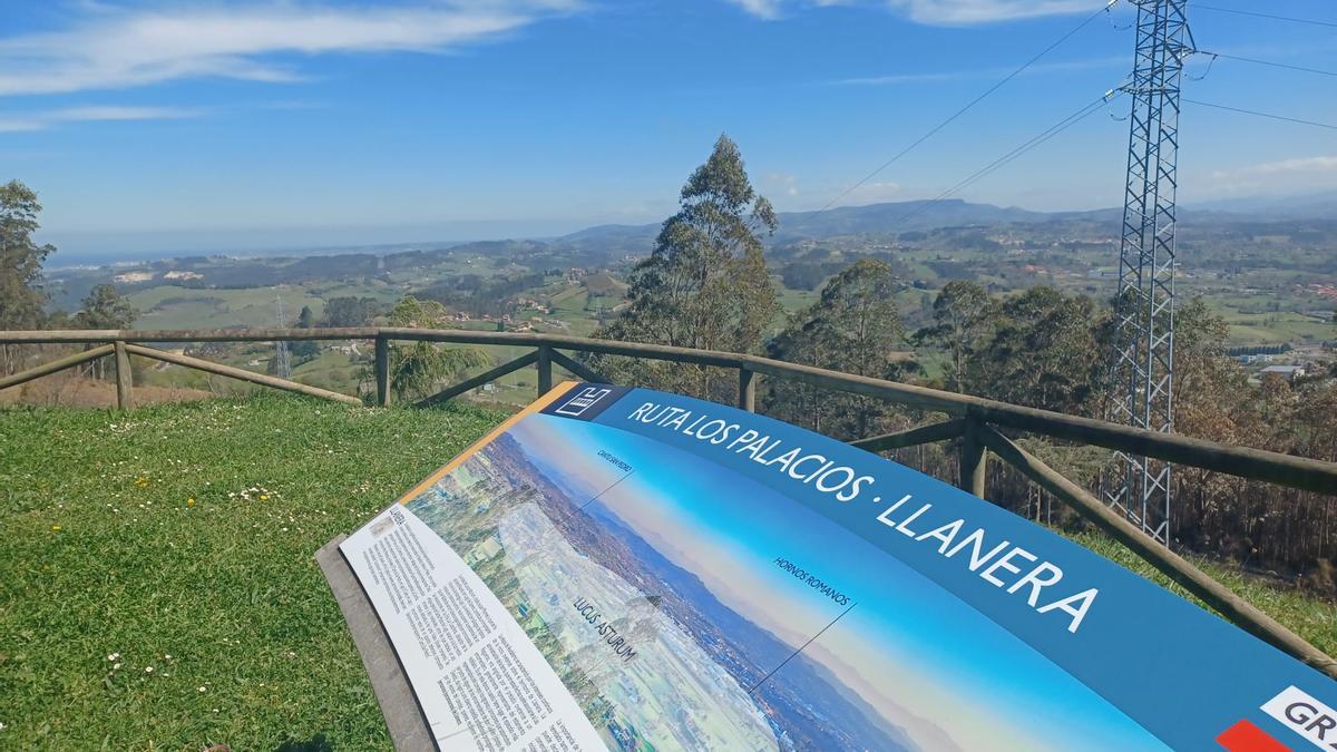 Santu Firme, el gran mirador de Llanera hacia el área central de Asturias