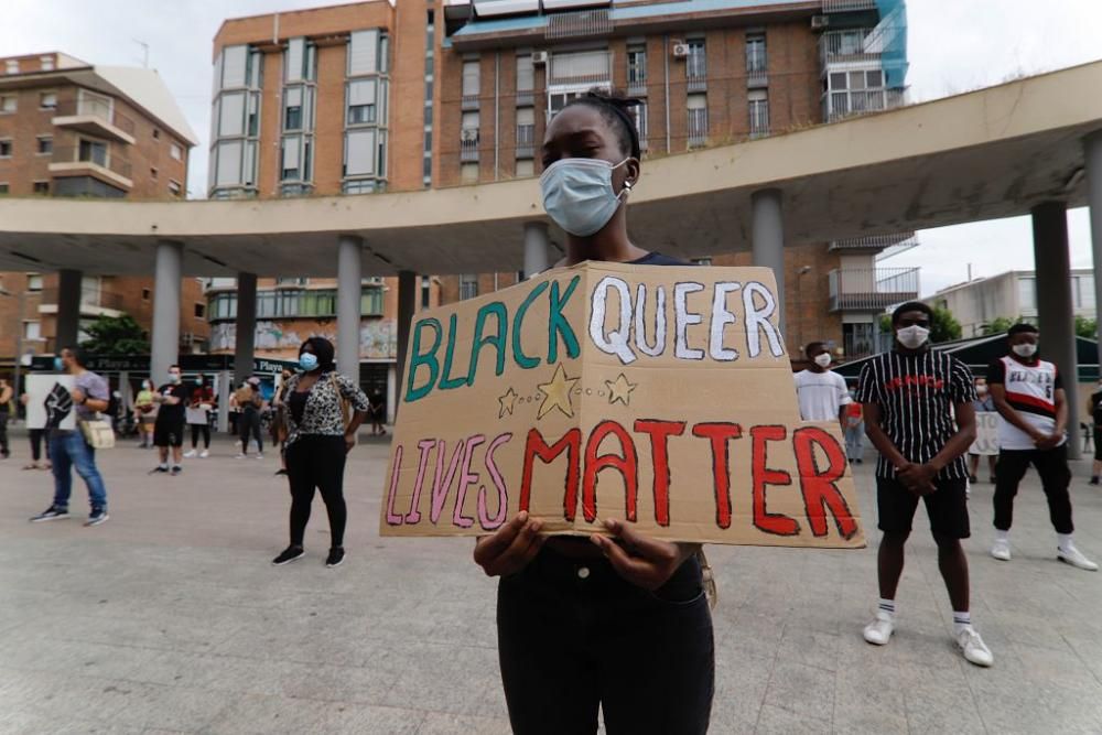 Protesta contra el racismo en Murcia