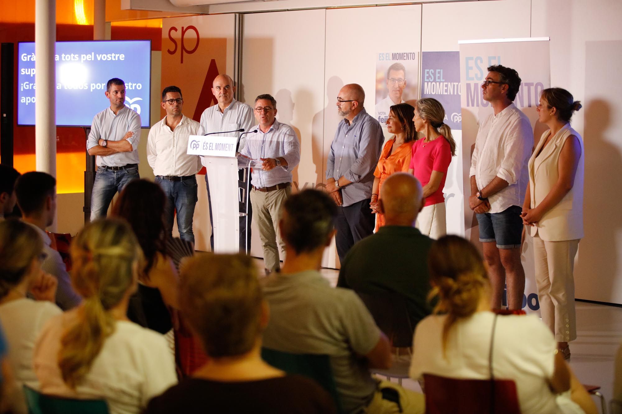 Así han vivido los partidos de Ibiza la jornada electoral