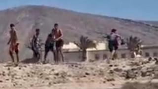 Trasladan a Gran Canaria a los 13 chicos del incidente de la pelea a pedradas en Lanzarote