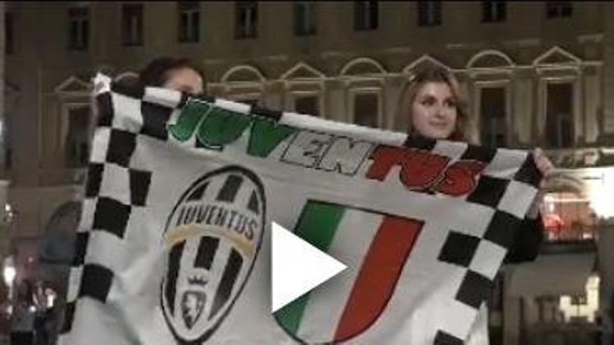 Así fue la celebración de la afición de la Juventus