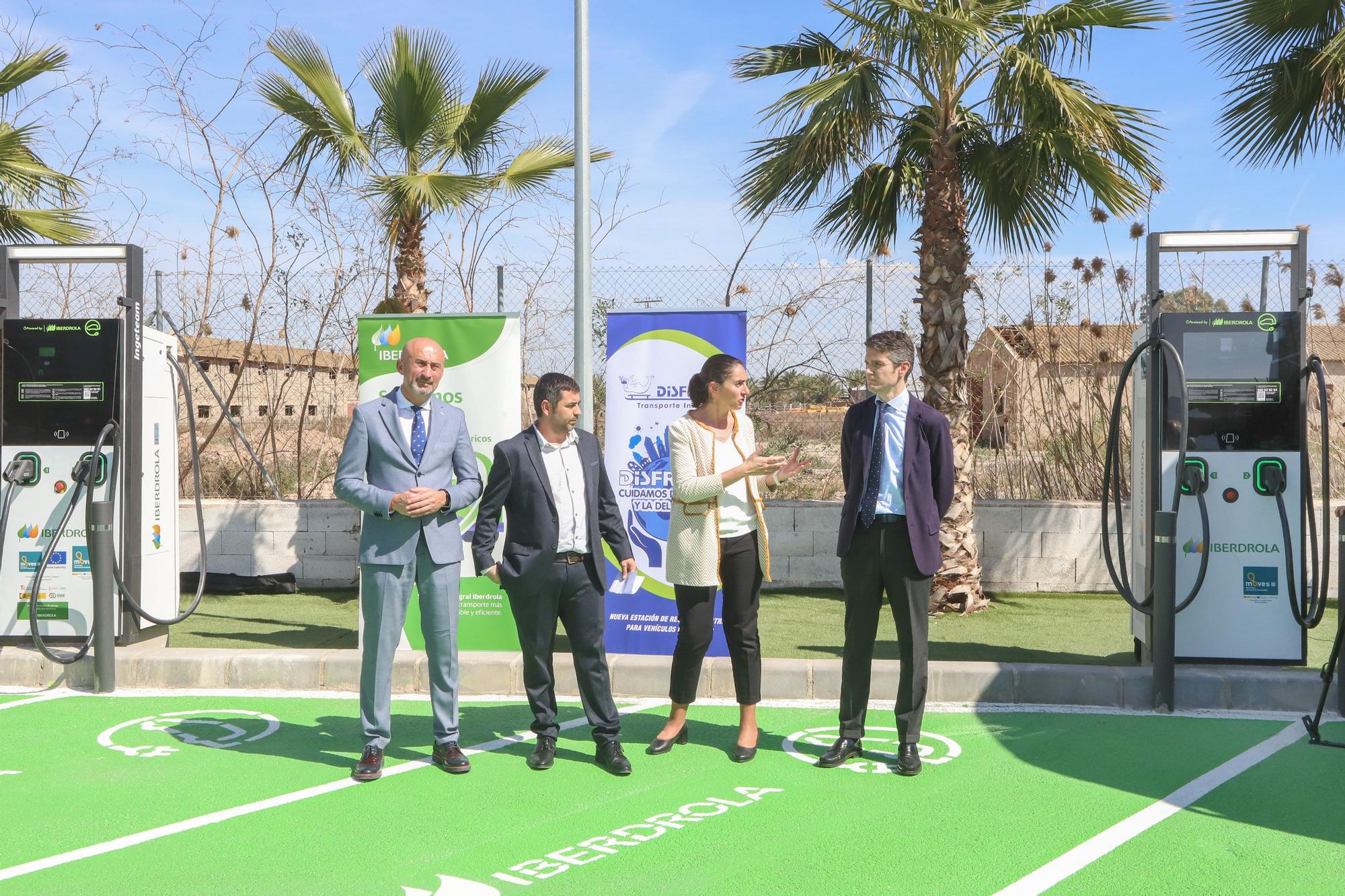 Inauguran en San Isidro el primer punto de recarga eléctrica del corredor mediterráneo para el transporte pesado