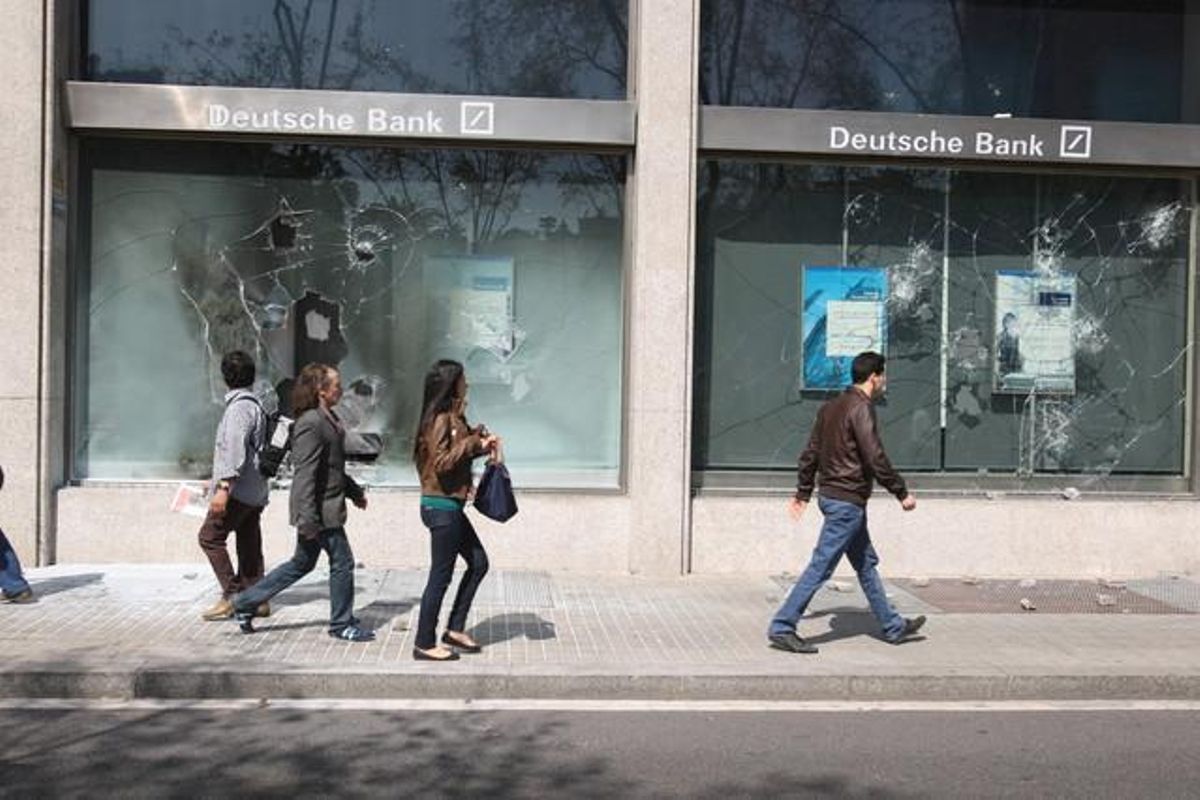 Los incidentes del 29-M, vistos por Ricard Cugat.