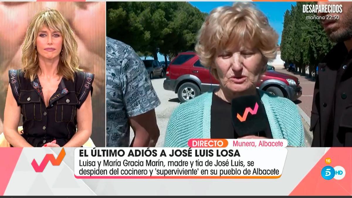 La madre del exconcursante de Supervivientes fallecido se rompe en Viva la vida: &quot;Ha perdido a su mujer y eso ha podido con él&quot;