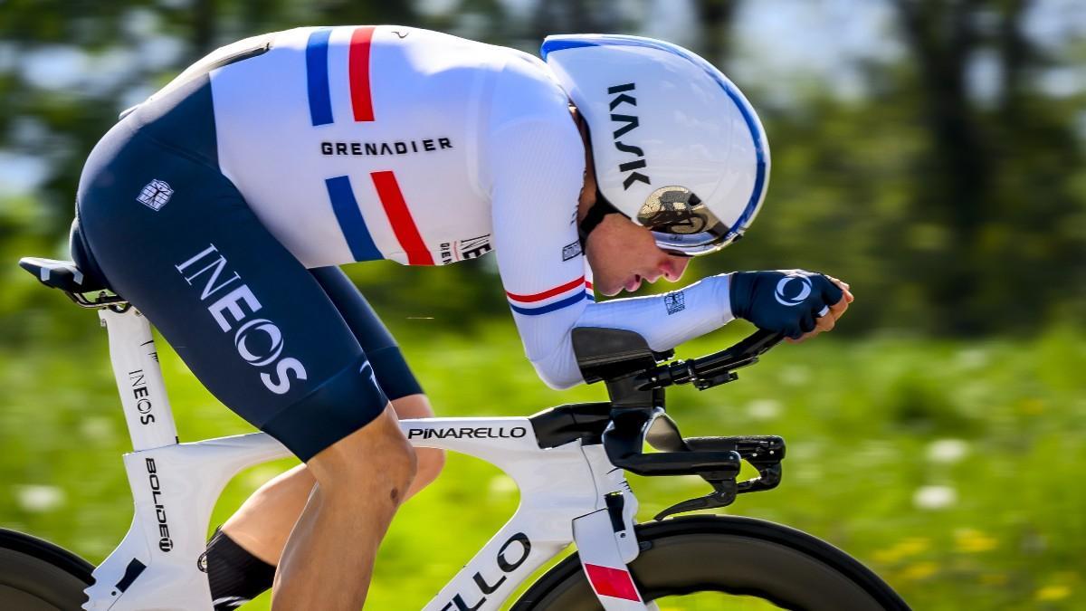 Hayter estrenó el maillot de líder al vencer en el prólogo del Tour de Romandía