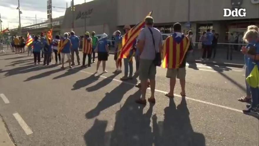 Vídeo: Així hem viscut la concentració de l'ANC d'aquesta Diada a Girona