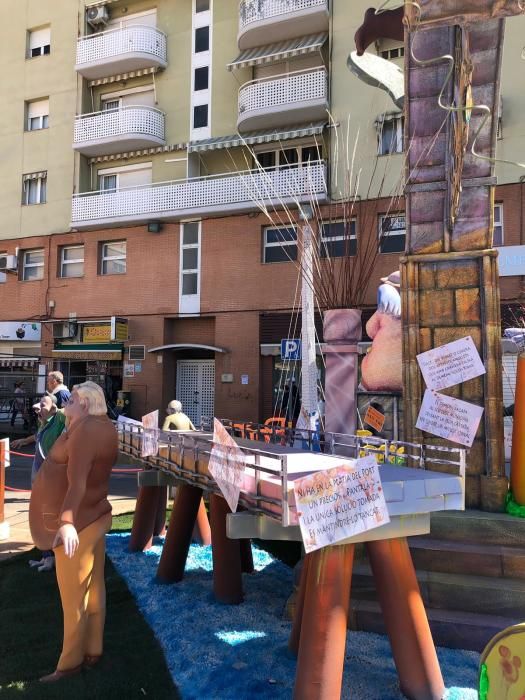 Crítica local en las fallas de Sagunt