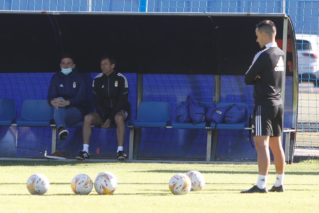 Las imágenes del entrenamiento del Oviedo