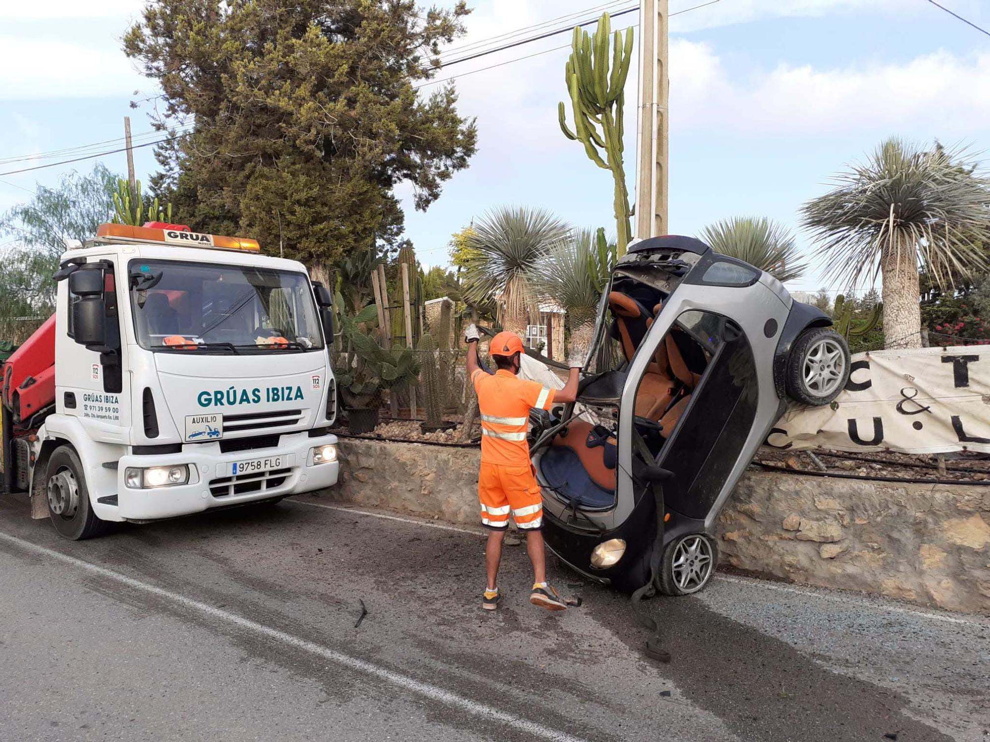 Accidente de tráfico carretera Porroig