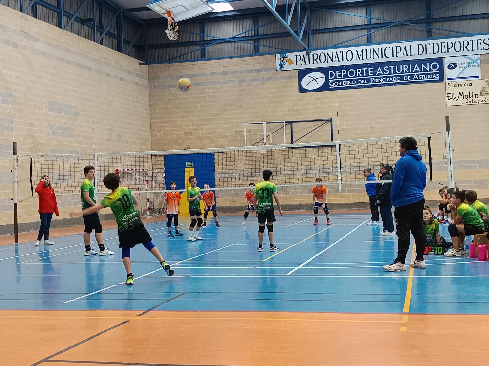 Nuevo éxito del voleibol cangués