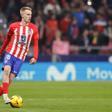 Arthur Vermeeren, en su debut con el Atlético de Madrid