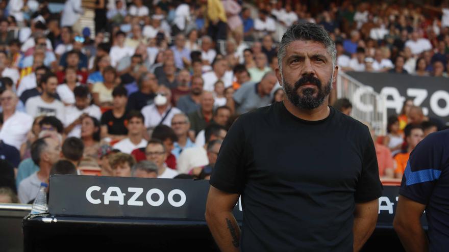 Gattuso prolonga la buena racha de técnicos del Valencia en sus estrenos