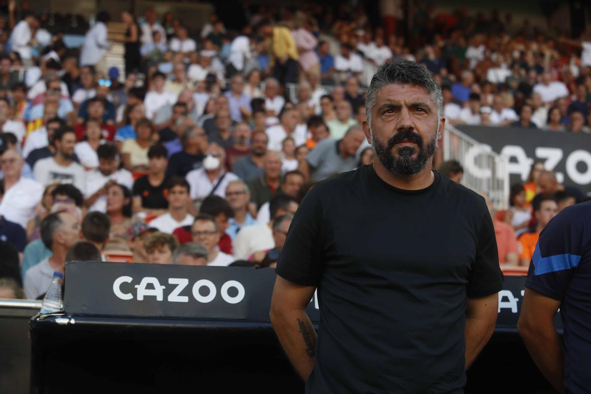 Gattuso se estrenó con el mismo resultado que José Bordalás