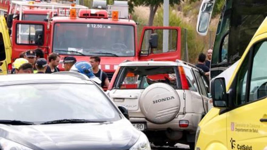 Imatge del tot terreny en el qual es desplaçaven les víctimes.