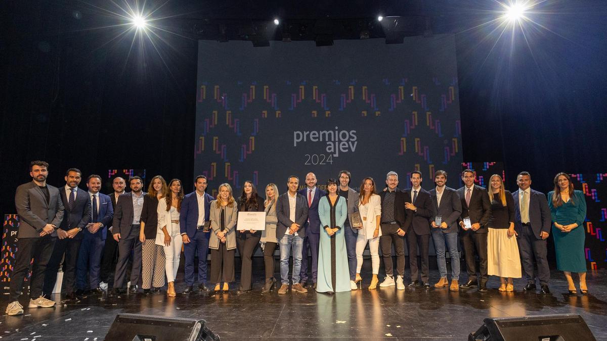 Ganadores de los premios AJEV en 2024