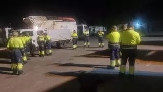 Los trabajadores de recogida de residuos de Orihuela interrumpen el servicio