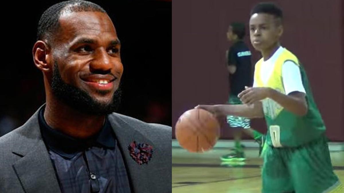 El hijo de Lebron James deslumbra a sus 10 años