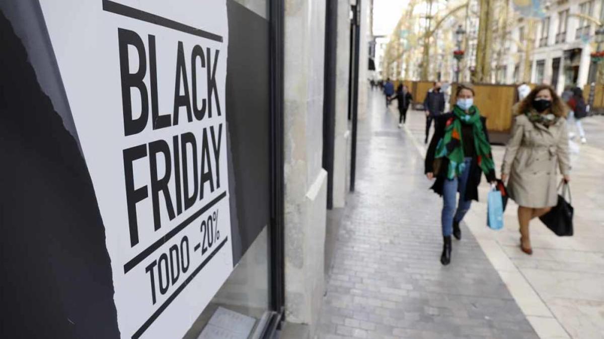 Compras por el Black Friday en Málaga