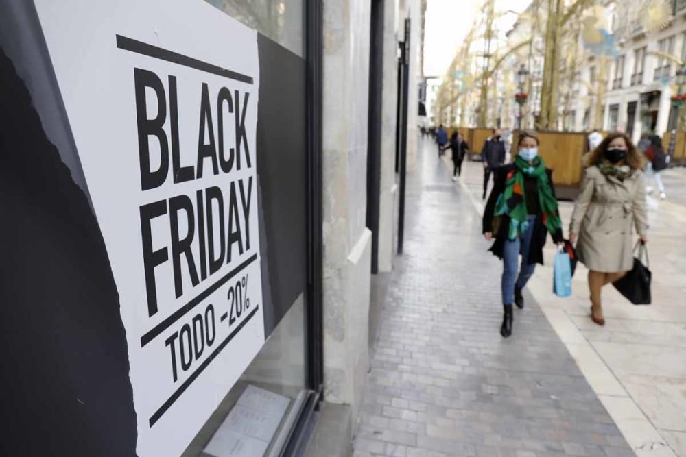 Compras por el Black Friday en Málaga