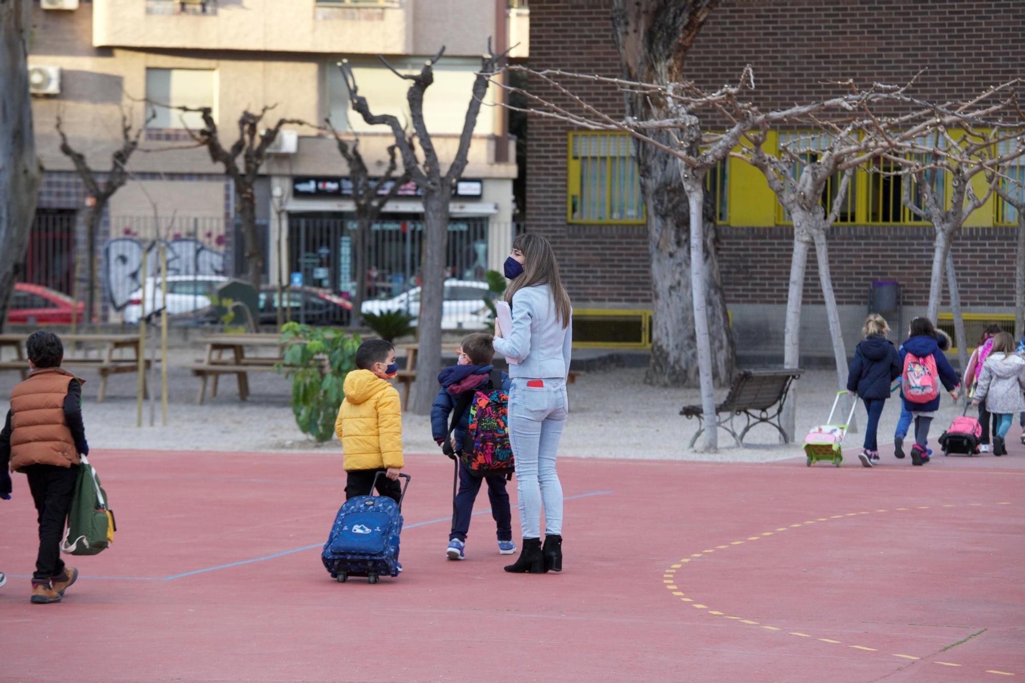 Así ha sido la vuelta al cole en Murcia