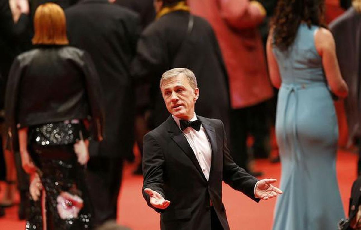 L’actor Christoph Waltz, a l’alfombra vermella.