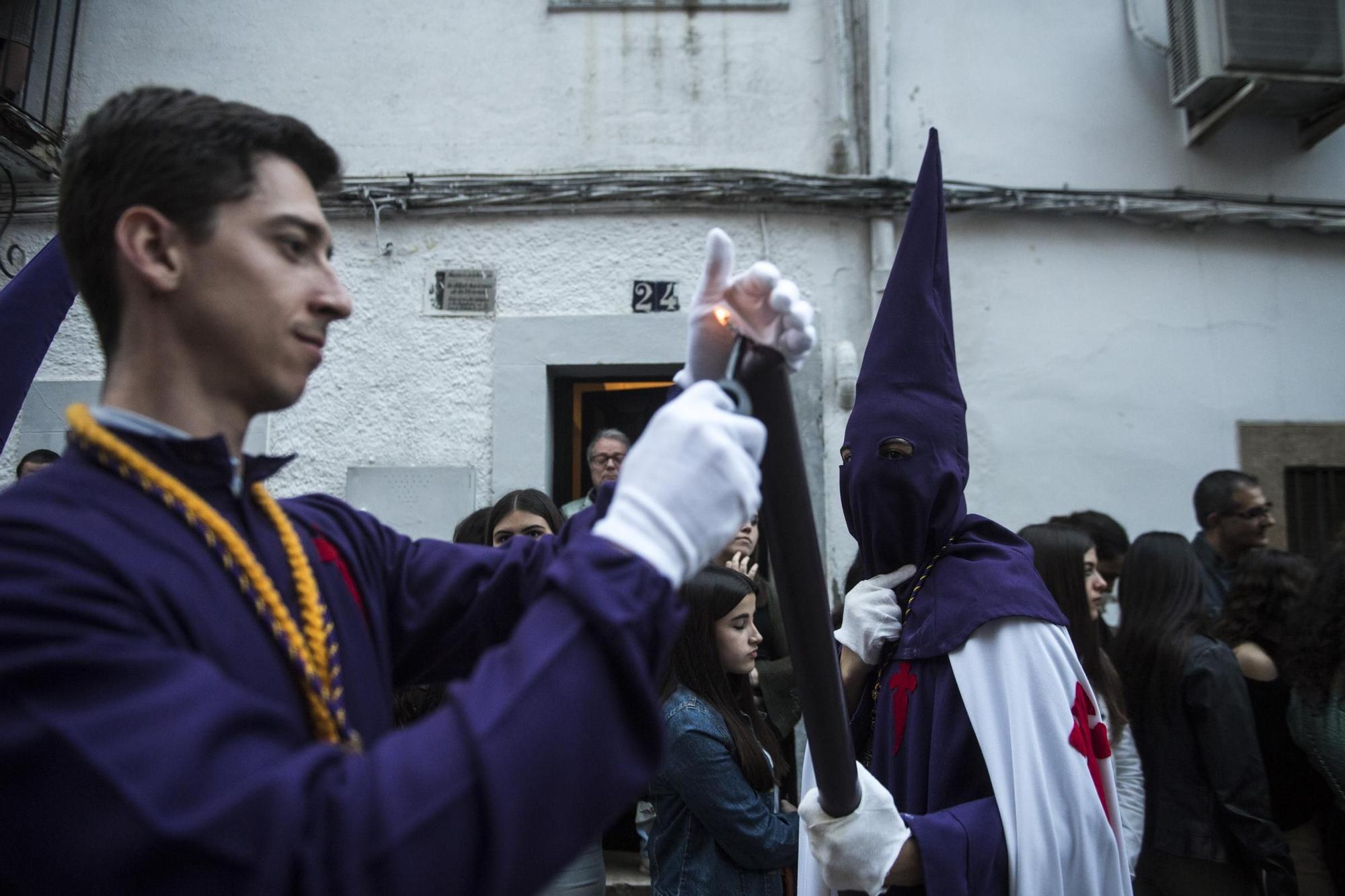 Así ha sido la procesión del Silencio del Nazareno de Cáceres