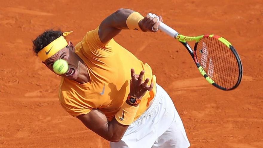 Nadal resuelve con facilidad su estreno en Montecarlo