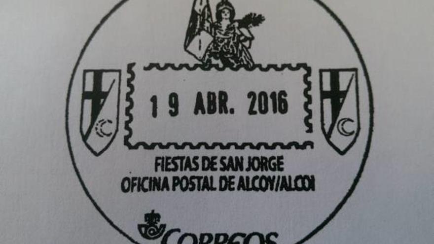 Correos presenta un matasellos dedicado a las Fiestas de Alcoy