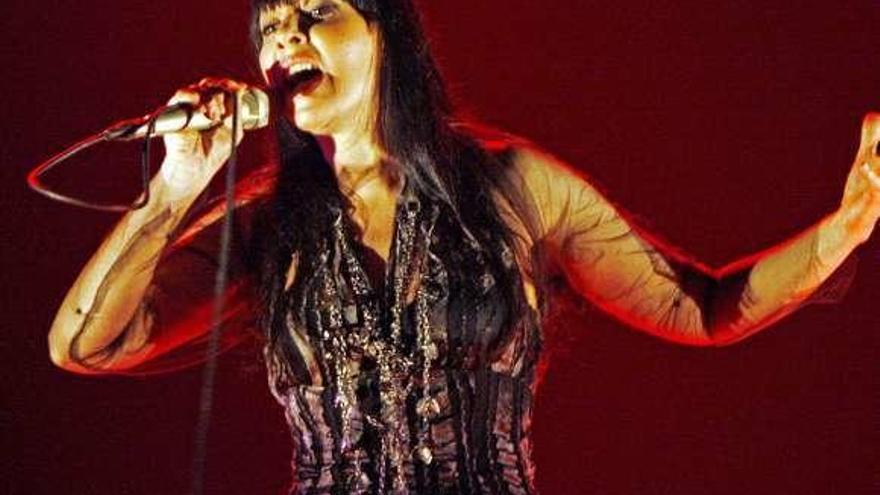 A cantante portuguesa Teresa Salgueiro. // M.Brea