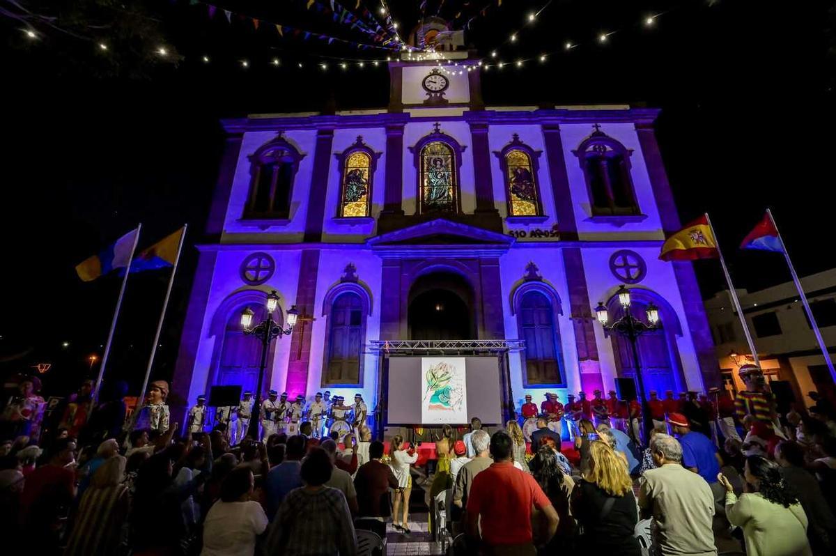 Pregón de las bandas de Guayedra y Agaete en la Fiestas de Las Nieves 2026