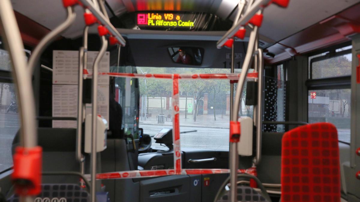 Un bus de la línea V19