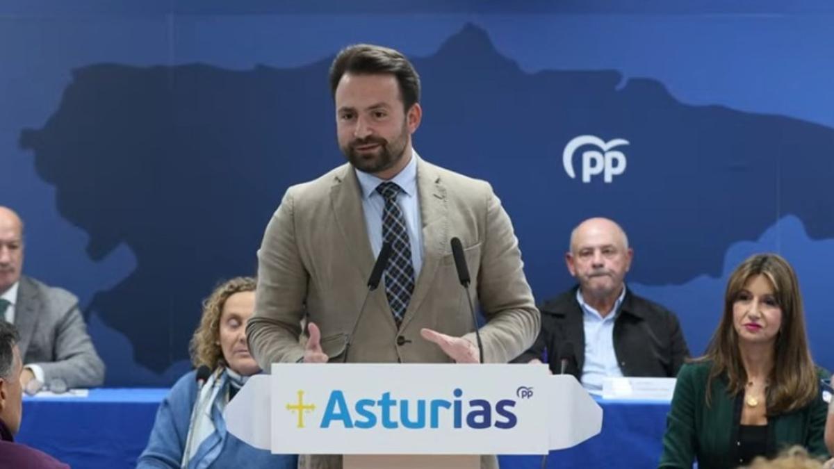 Alvaro Queipo, durante una intervención en su partido